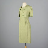 1950s Green Dress with Matching Jacket