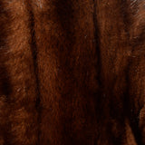 1950s Brown Mink Stole with Pockets