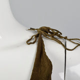 1970s Brown Suede Sheath Dress