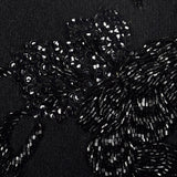 1960s Black Sleeveless Sweater with Beading