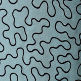 1950s Blue Dress with Amoeba Squiggles