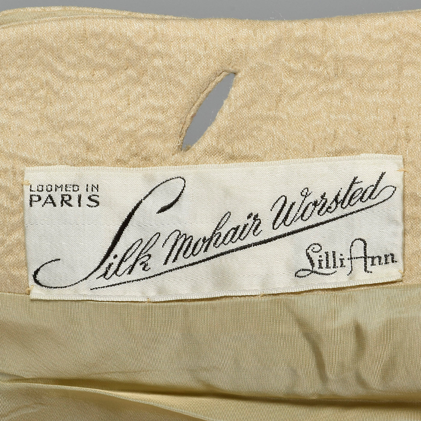 1950s Lilli Ann Silk and Mohair Skirt Suit