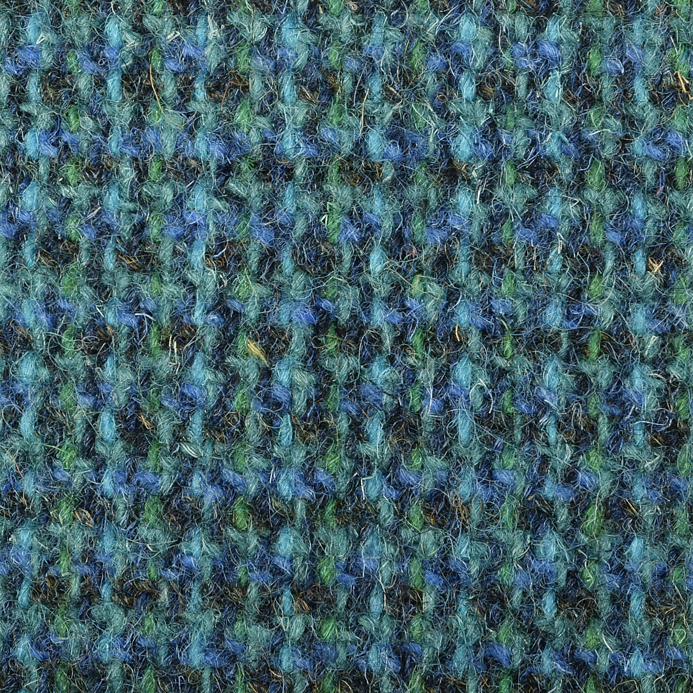 1960s Harris Tweed Blue Swing Coat
