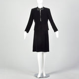 Large 1940s Halle Bros. Co. Black Velvet Skirt Set