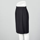 1950s Classic Black Pencil Skirt