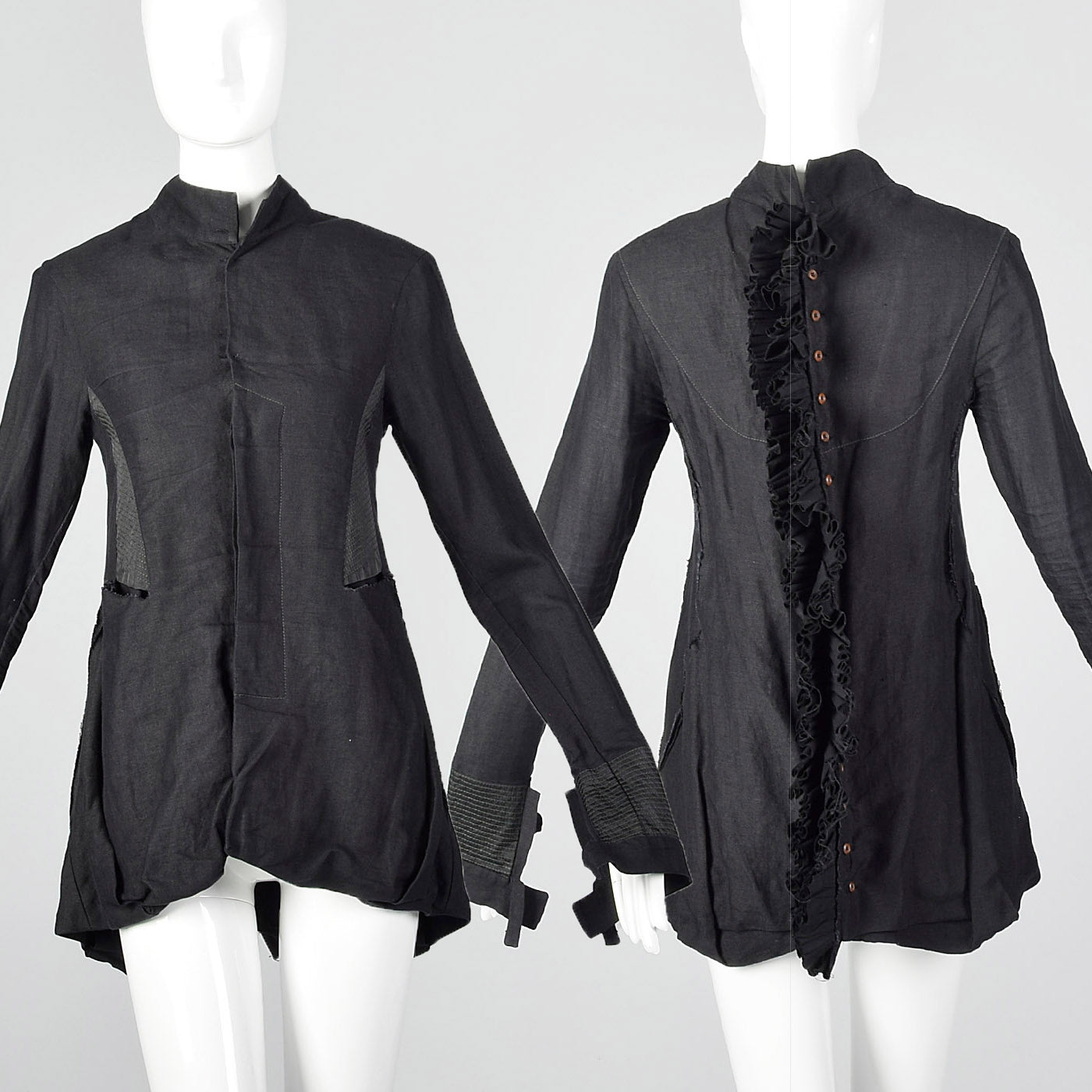 XS 2000s Umit Unal Avant Garde Blouse