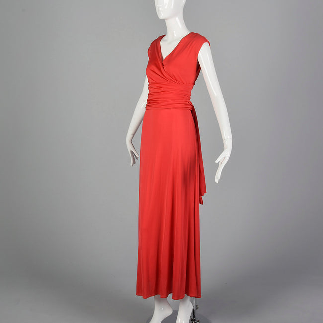 Large 1970s Grecian Maxi Dress