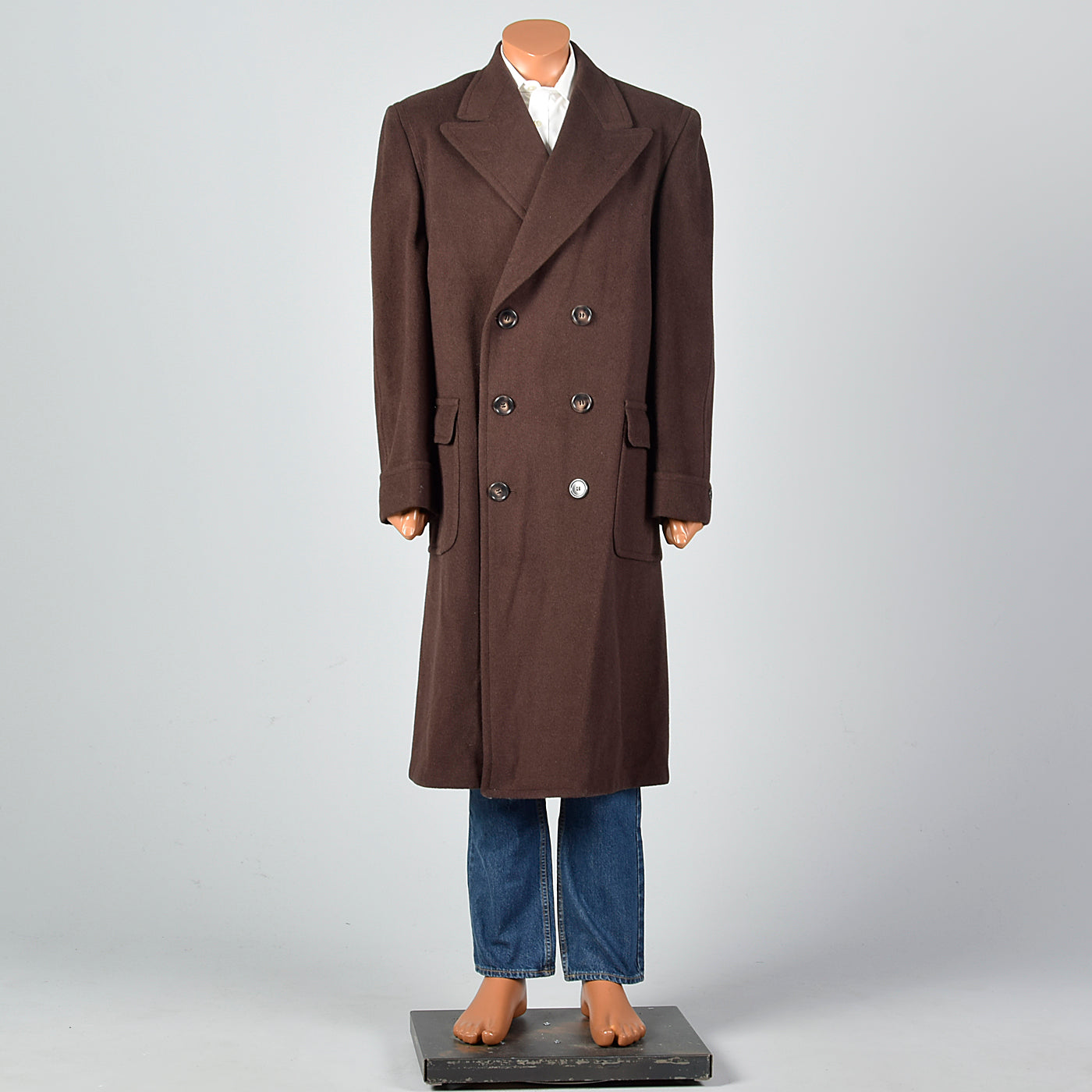 1950s Mens Brown Overcoat by Richman Brothers