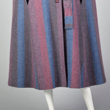 1970s Wool Cape with Attached Scarf