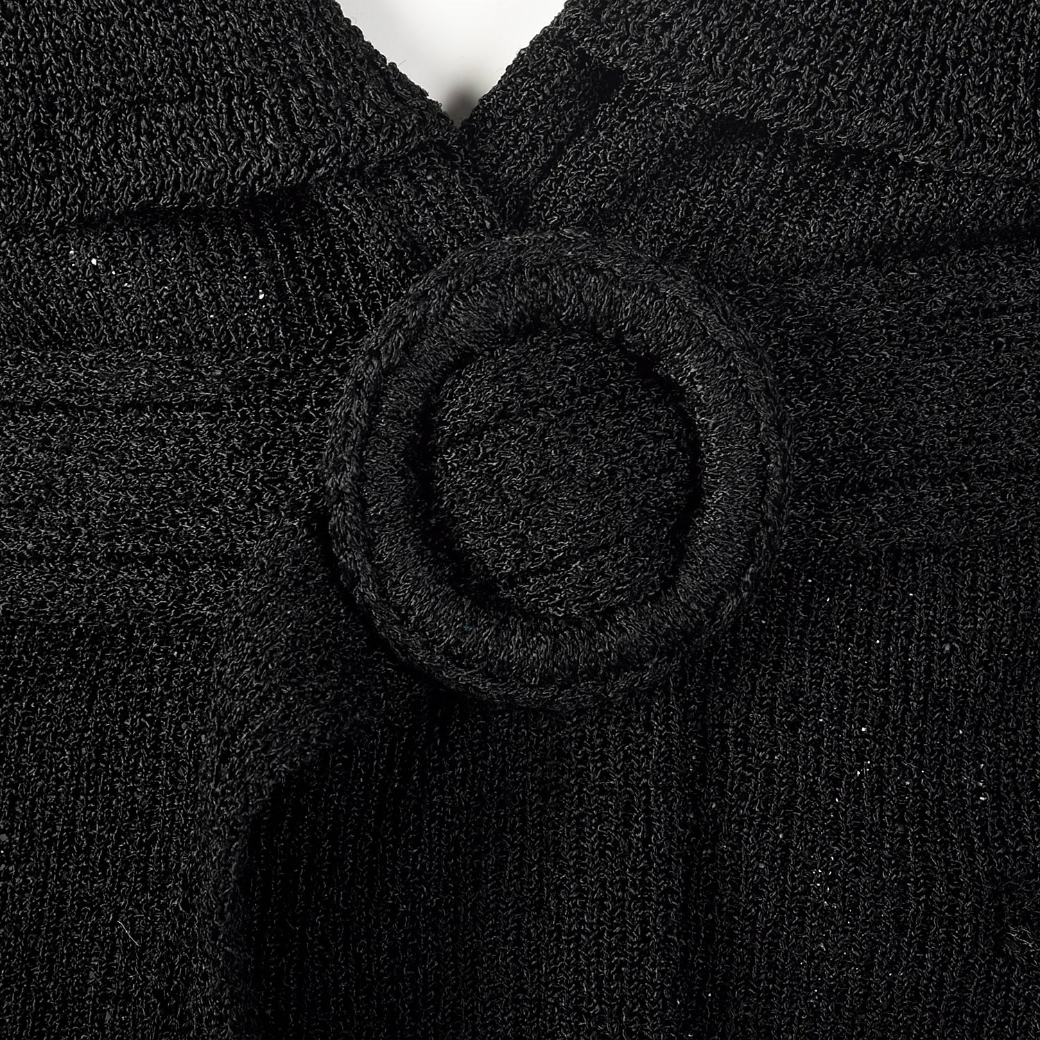 Small 1920s Knit Belted Cardigan