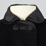 1940s Black Cashmere Skirt Suit