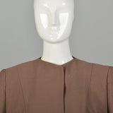 Large 1940s Gabardine Clutch Swing Coat