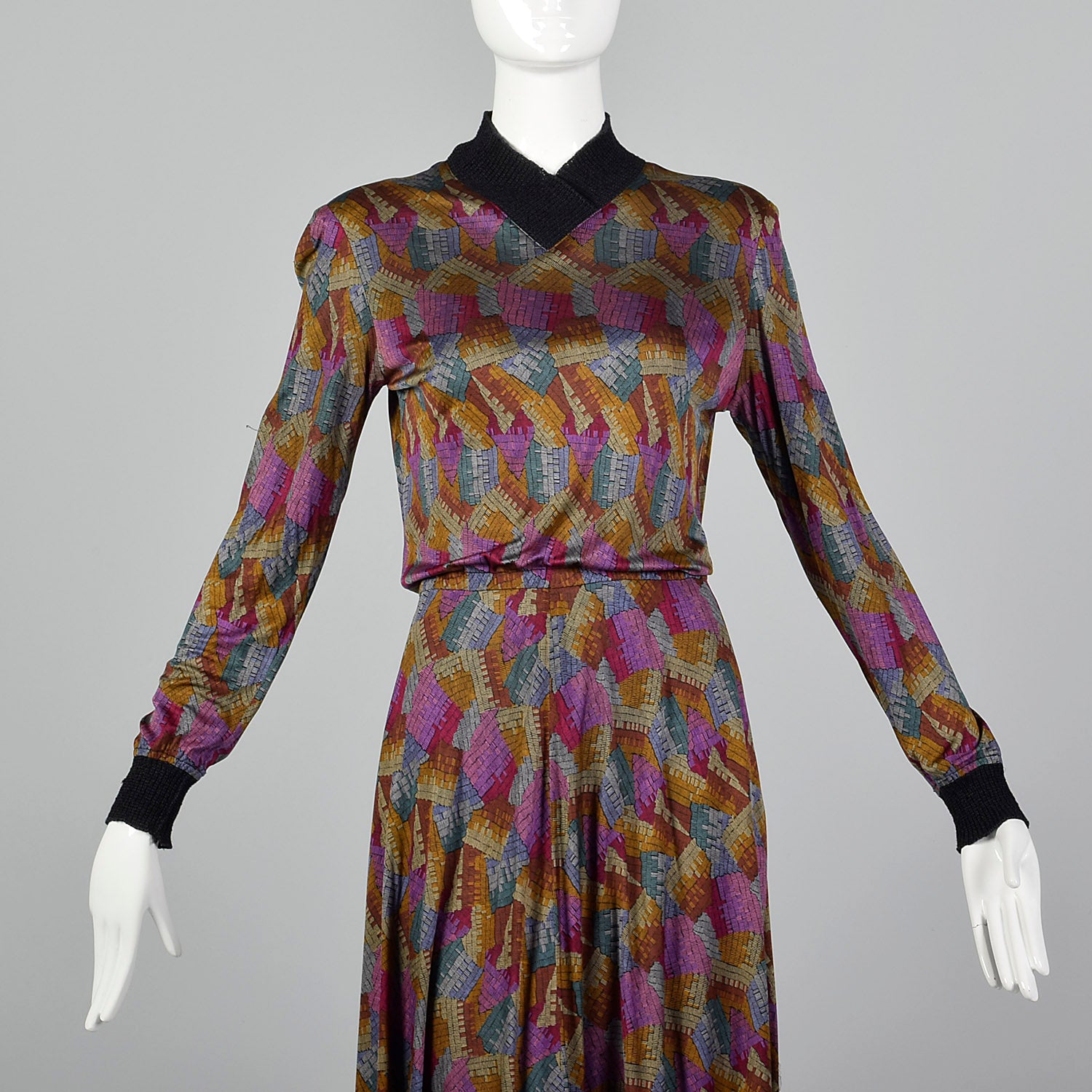 XS - S Missoni 1970s Silk Dress