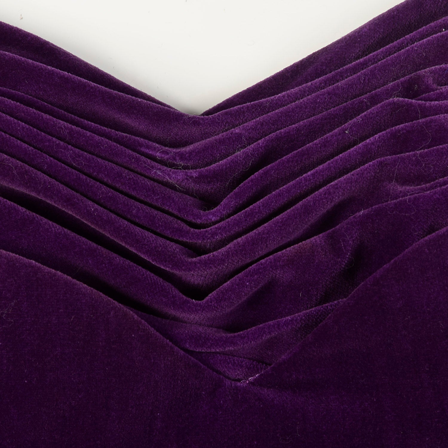 XS 1950s Purple Velvet and Tulle Ball Gown