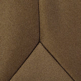 1970s Pauline Trigere Brown Satin Dress