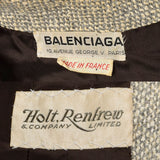 Large Balenciaga Numbered Couture Tan Jacket