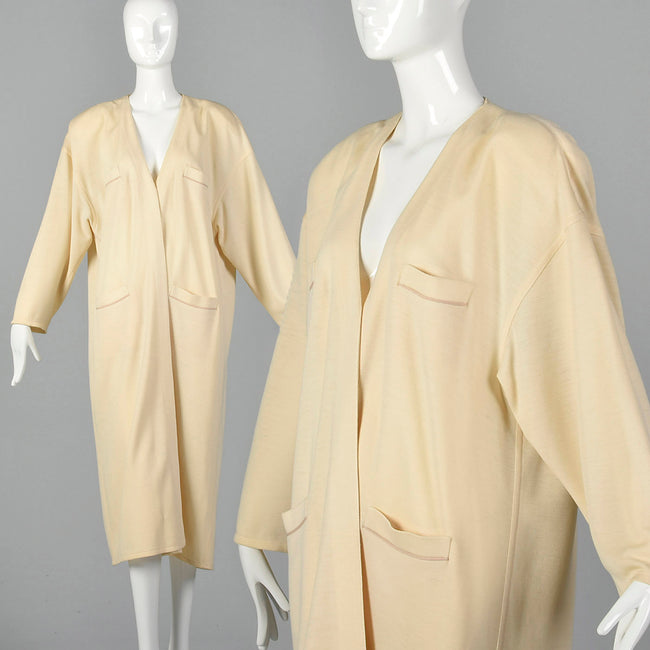 1990s Sonia Rykiel Cream Cardigan