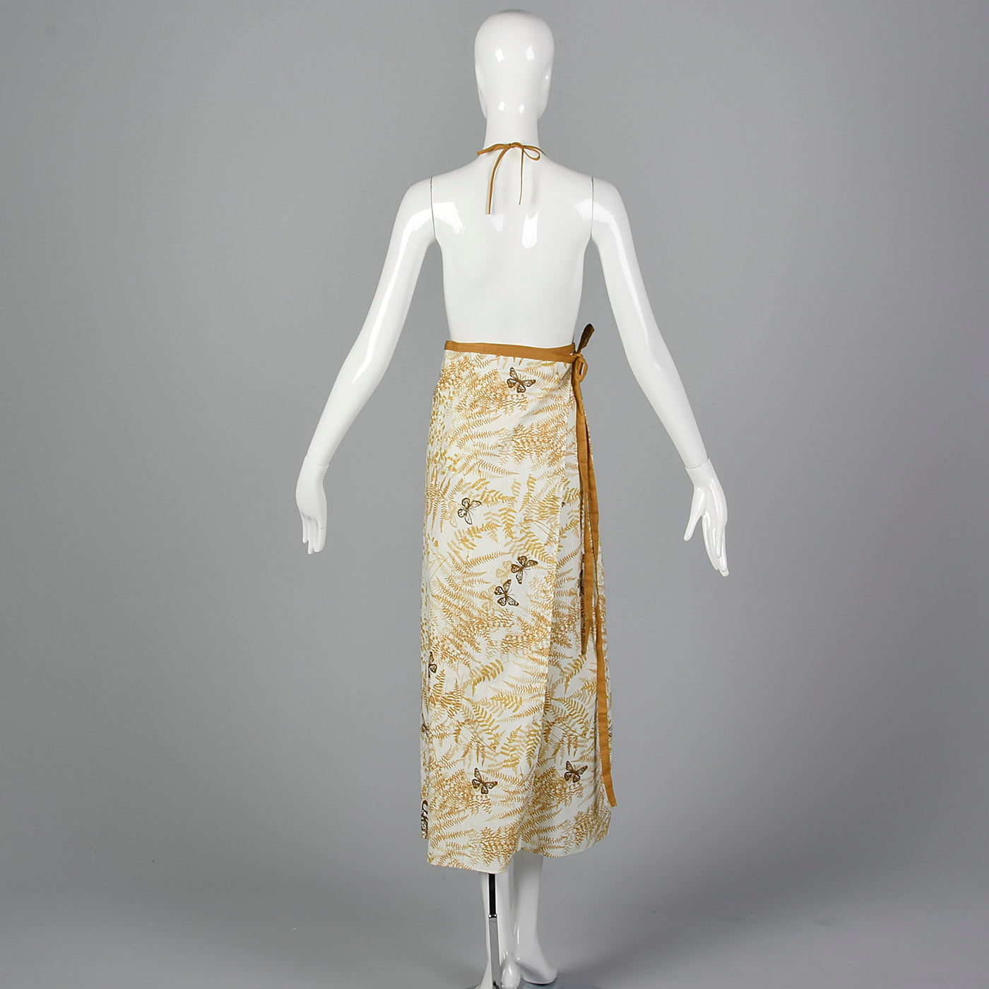 1970s Vera Deadstock Convertible Apron with Matching Tablecloth