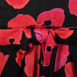1950s Suzy Perette Silk Floral Dress