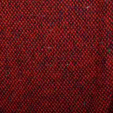 Medium 2010s Red Blazer Moschino Cheap & Chic Wool Tweed Yarn Flower Corsage Applique Jacket