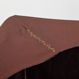 Late 1930s-Early 1940s Brown Velvet Beaded Wrap