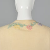 1960s 100% Cashmere Beaded Cardigan