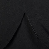 1980s Galanos Two Piece Black Dress with Great Layers