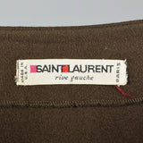 Elegant 1976 Yves Saint Laurent Russian Collection Wool Cape with a Huge Sweep