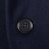 1950s Mens Wool and Cashmere Blend Navy Coat
