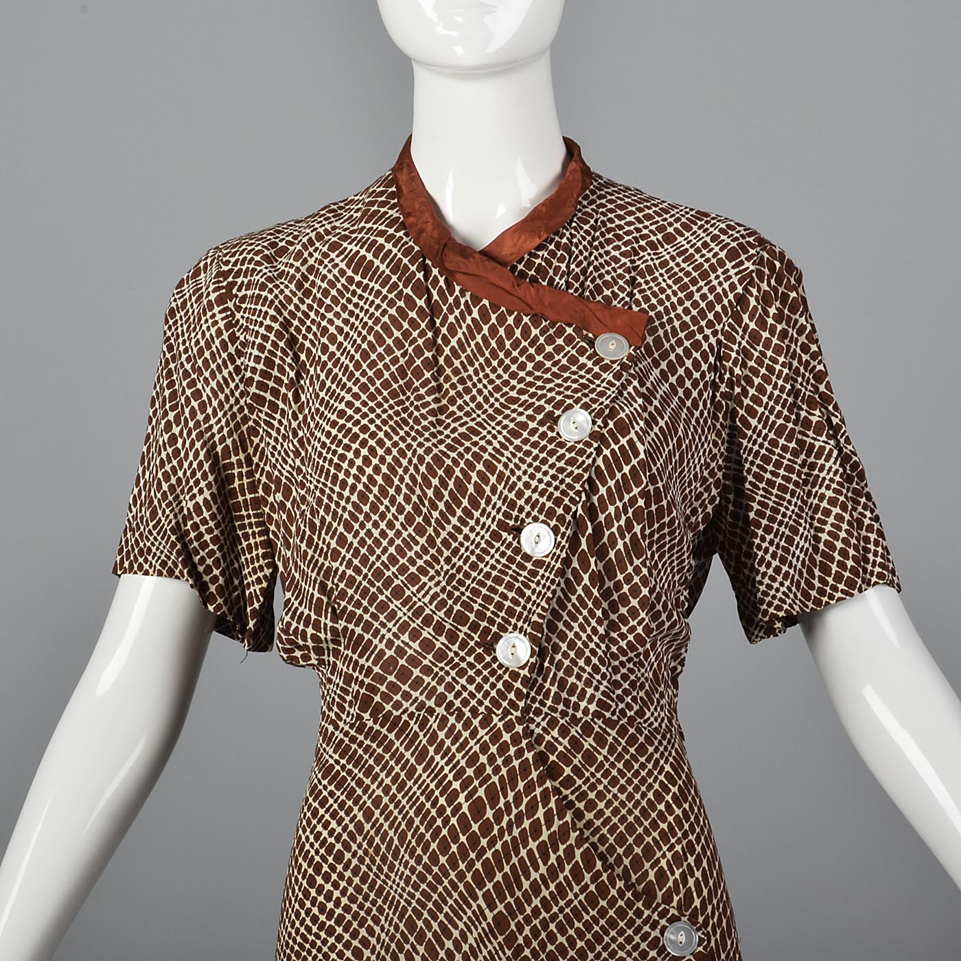 1930s Asymmetric Dress and Jacket Set