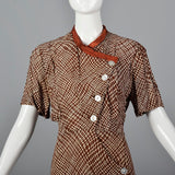 1930s Asymmetric Dress and Jacket Set