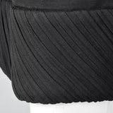 1950s Classic Black Dress with Rolled Collar