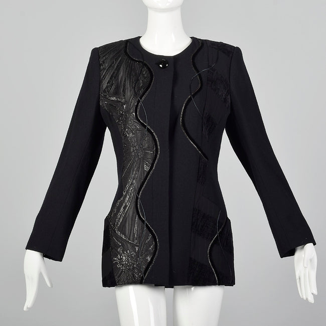 Small Koos Van Den Akker 1990s Black Jacket