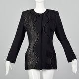 Small Koos Van Den Akker 1990s Black Jacket