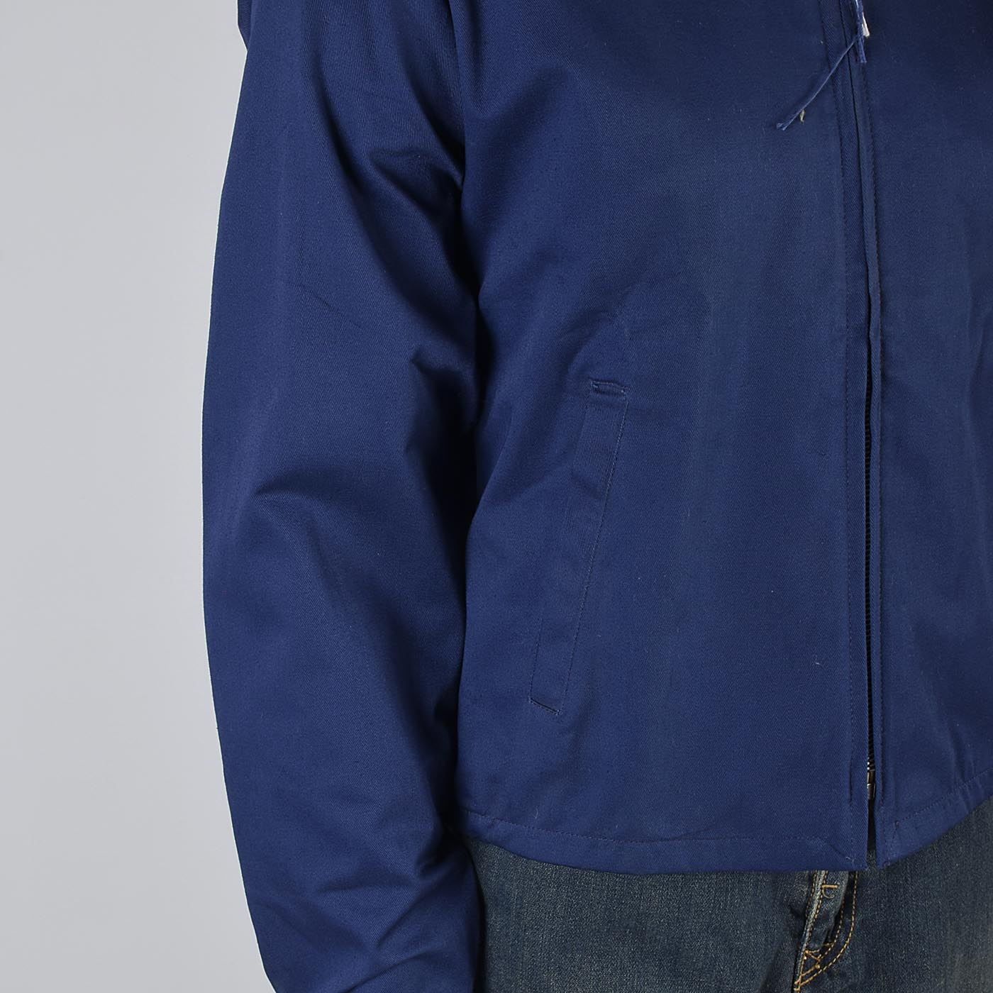 Deadstock 1950s Men's Big Yank Sanforized Blue Work Wear Zip Jacket