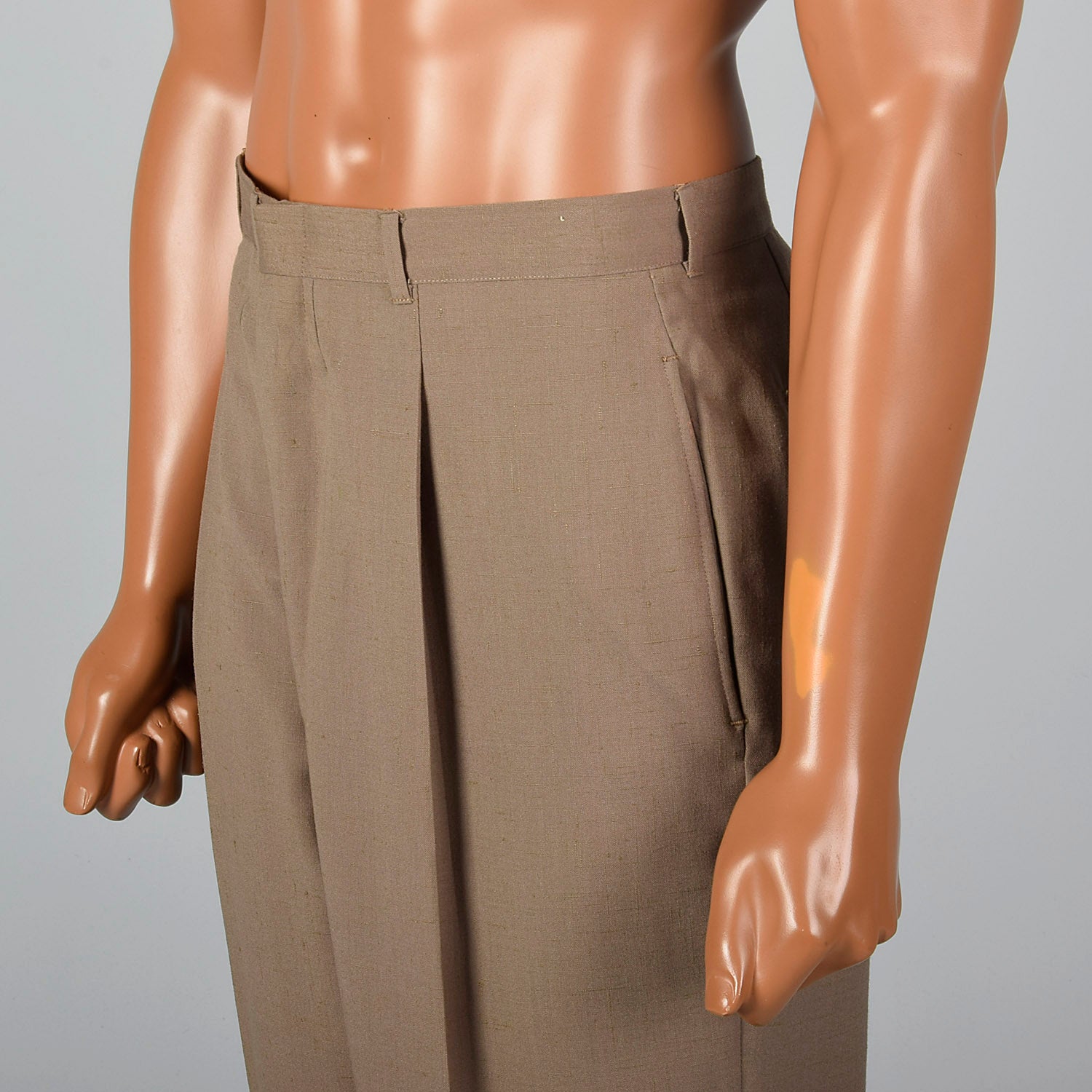 Large 1960s Palm Beach Brown Pants