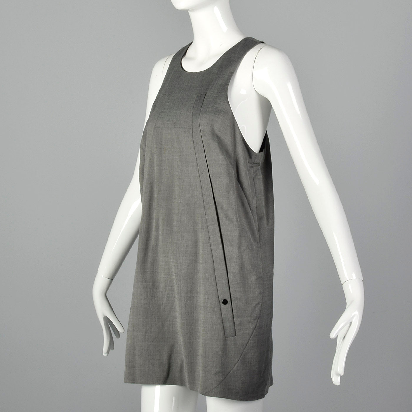 2010s Alexander Wang Gray Tank Dress