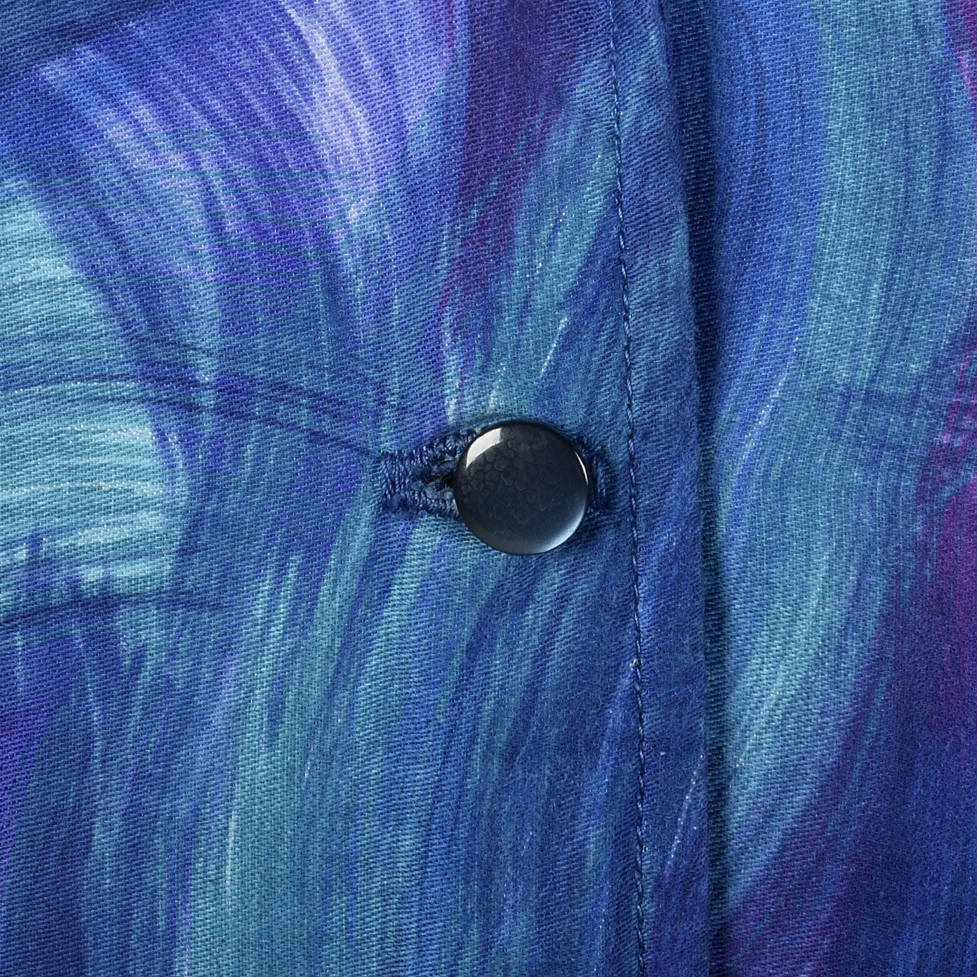 1950s Blue and Purple Day Dress