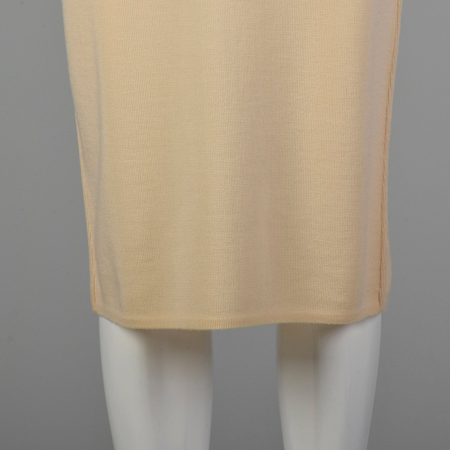 Salvatore Ferragamo 1990s Cream Knit Skirt