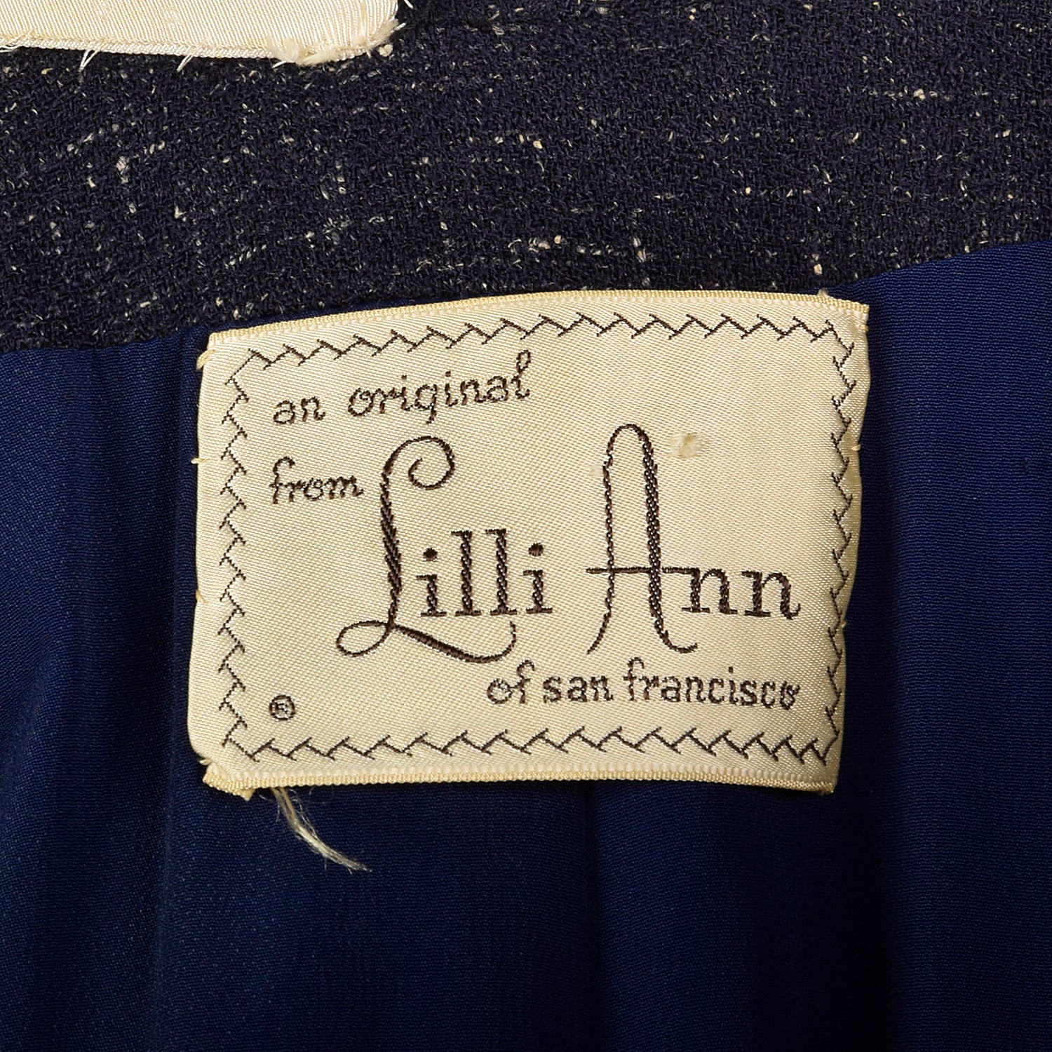 Small Lilli Ann 1950s Skirt Suit in Atomic Fleck