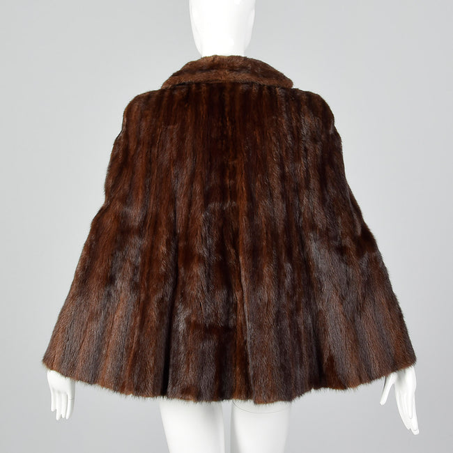 1950s Mink Fur Stole with Whole Body Mink Wrap