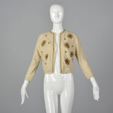1950s Beaded Cashmere Cardigan