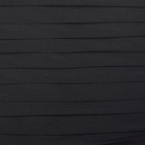 XS 2000s Dress Black Sheer White Stripe Long Sleeve Cocktail Party