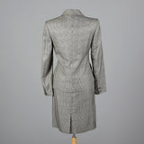 1990s Richard Tyler Black & White Plaid Skirt Suit