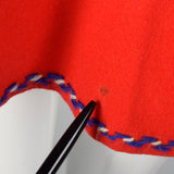 1940s Red Mexican Tourist Jacket with Appliques