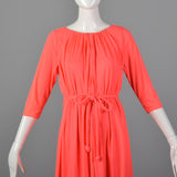 1960s Saks Fifth Avenue Pink Lounge Robe
