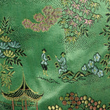 1960s Green Brocade Loungewear Set