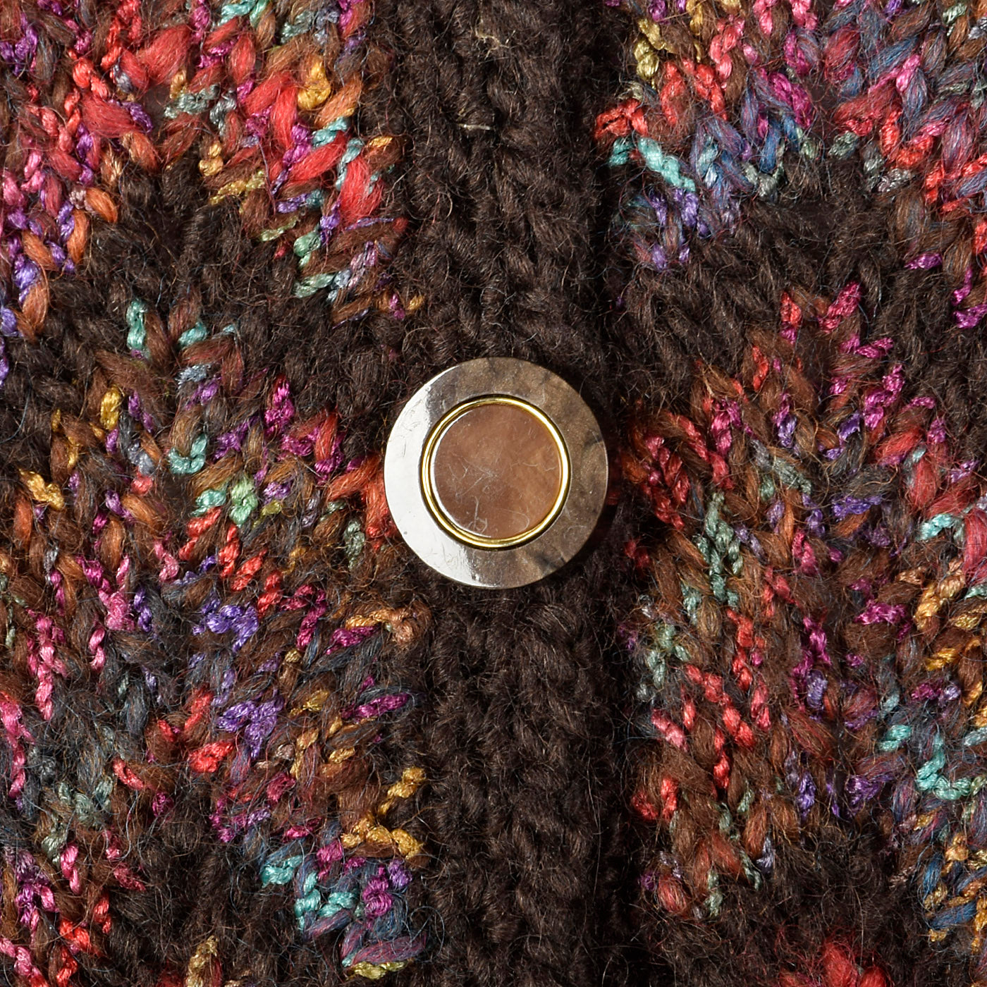 1980s Multicolor Zig Zag Sweater Vest