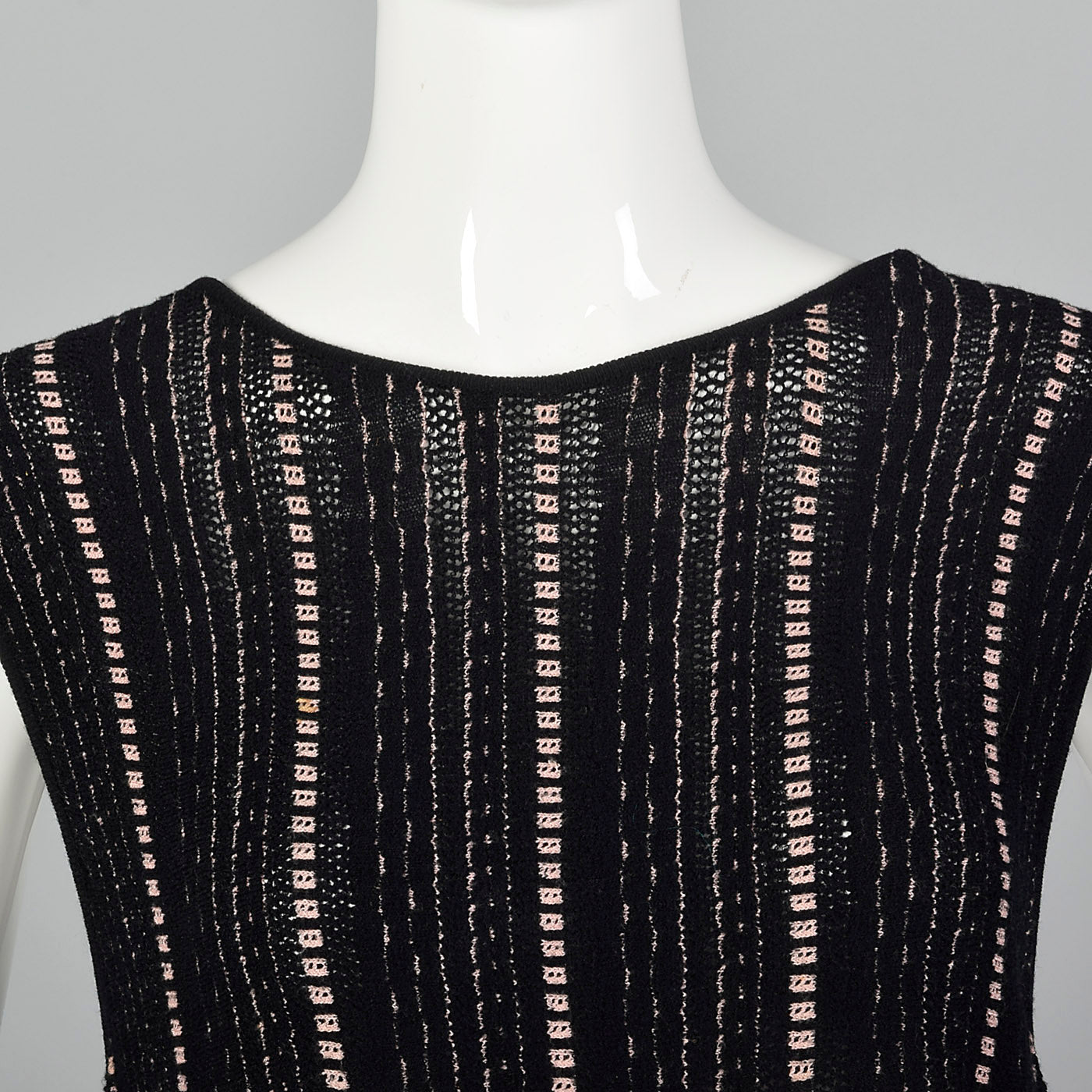 2000s Black Knit Tank Top