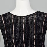 2000s Black Knit Tank Top